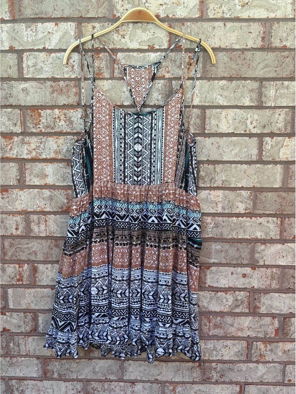 Patrons of Peace Adjustable Strap Dress Size L